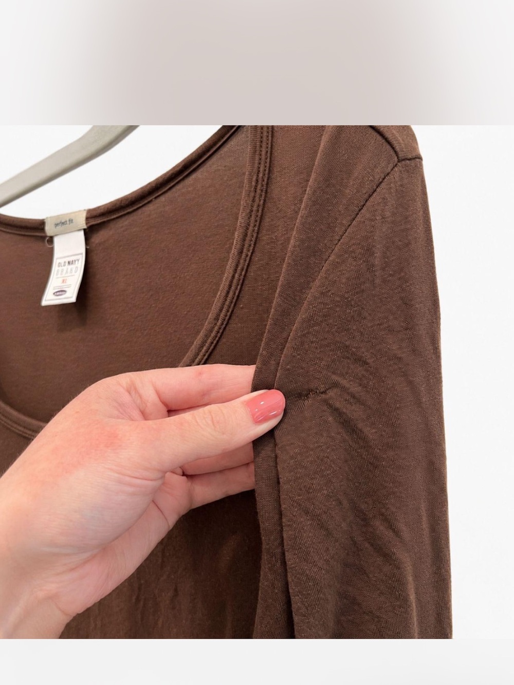 Vintage Y2K Old Navy Silk Top, Tee Shirt with Layered Cami/Camisole Size XL - Picture 5 of 5